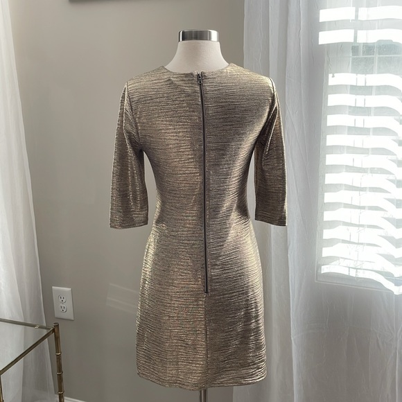 Alice + Olivia Delora Metallic Mini Bodycon Dress - Picture 7 of 14